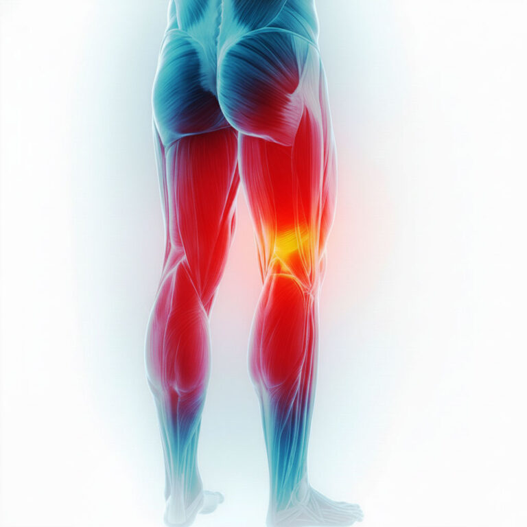 Visualizzazione dei muscoli posteriori della coscia - anatomia degli hamstring